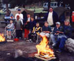 We all enjoy good company around a great campfire in the morning.