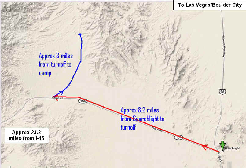 Far Detail Map thru Searchlight to FCF Camp